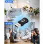 RENGOGA Antena WiFi USB Bluetooth AX900Mbps - Adaptador Red Dual Band 2.4G/5GHz 5.3 para PC/Laptop - Receptor USB 2.0 Compatible