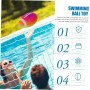 CIYODO Juguete Acuático Globos Pelota De Rugby Agua Juguete De Playa Color Brillante Material Duradero
