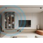 Antena WiFi con Ganancia de 17dBi - Recepción WiFi de Larga Distancia hasta 15 km, Resistente a la Intemperie, Incluye Cable de