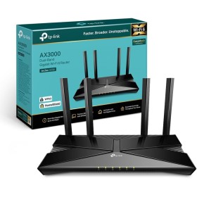 TP-Link Archer AX58 - Router WiFi 6 AX3000, Doble Banda 2.4Ghz/5Ghz,1xWAN/4xLAN Puertp Gigabit, WPA3, OFDMA, WPS, Latencia