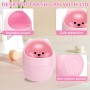 Mini Papelera Escritorio, Pequeño Design Cubos Basura con Lindas Pegatinas, Mini Cubo de Basura, Papelera Sobremesa, Mini Bote