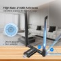 Adaptador WiFi USB para PC, Antena WiFi 12000Mbps de Doble Banda 2,4GHz y 5GHz, USB 3.0 Receptor Wi-Fi de Largo Alcance para PC