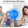 Adaptador WiFi USB para PC, Antena WiFi 12000Mbps de Doble Banda 2,4GHz y 5GHz, USB 3.0 Receptor Wi-Fi de Largo Alcance para PC