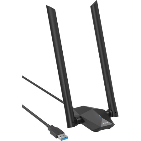 BrosTrend AX1800 Adaptador WiFi 6 Linux para Ubuntu, Mint, Debian, Kubuntu, Mate, Zorin, PureOS, Windows 11/10, Largo Alcance