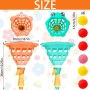 Captura Bolas Raqueta Set, Juego de Bola y Lanzamiento Playa Agua Jardin Exterior Interior Piscina Terraza, 2 Palas y 2 Bolas