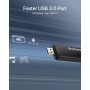 BrosTrend Adaptador WiFi 1200Mbps, Soporta Windows 11/10/8/7, Velocidad de Red Inalámbrica de Banda Dual 5 GHz a 867 Mbps, 2.4