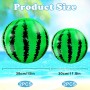 LUYANFX Pelota Playa Hinchable 2 Piezas Pelota Hinchable Piscina Sandia Pelota Saltarina Niños Sandía Bolas Piscina Infantil