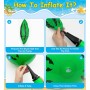 LUYANFX Pelota Playa Hinchable 2 Piezas Pelota Hinchable Piscina Sandia Pelota Saltarina Niños Sandía Bolas Piscina Infantil