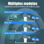 Amplificador de Señal WiFi,1200Mbs 2.4/5.0Ghz Doble Frecuencia, Repetidor WiFi, Extensor de Señal WiFi con 4 Antenas, Los