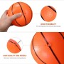 TOYANDONA Mini Pelota de Baloncesto de Piscina de 4 Pulgadas 3 Pelotas Inflables de Baloncesto de Goma para Niños Pequeños Niños