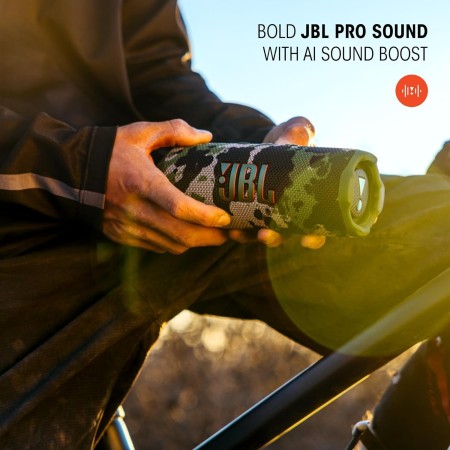 JBL Flip 7, Altavoz Bluetooth portátil inalámbrico Potente, 16h de batería, Resistente al Agua IP68, a Prueba de Polvo y caídas,
