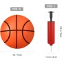 TOYANDONA Mini Pelota de Baloncesto de Piscina de 4 Pulgadas 3 Pelotas Inflables de Baloncesto de Goma para Niños Pequeños Niños