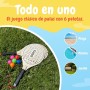 Palas Playa Madera + 6 Pelotas - Juguetes Playa para Niños y Adultos - Juegos Playa Divertidos - Tenis de Playa - Raquetas Playa