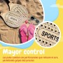 Palas Playa Madera + 6 Pelotas - Juguetes Playa para Niños y Adultos - Juegos Playa Divertidos - Tenis de Playa - Raquetas Playa