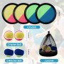 Juego de Bolas de Atrapar Viene con 4 Velcro Ball Paddles y 4 Velcro Ball+1 Bolsa de Almacenamiento，para niños de 3 4 5 años,
