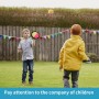 Juego de Bolas de Atrapar Viene con 4 Velcro Ball Paddles y 4 Velcro Ball+1 Bolsa de Almacenamiento，para niños de 3 4 5 años,