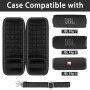 co2CREA Duro Viajar Fundas Caso Cubierta Estuche par JBL Flip 7 FLip6 Flip 5 Altavoz Bluetooth Portátil (Funda Solo,Case Only)