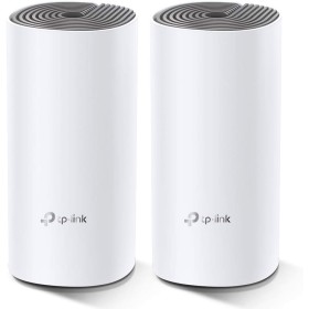 TP-Link Deco E4(Paquete de 2) - Wi-Fi Mesh de doble banda AC1200, cobertura wifi de hasta 260㎡, 2 puertos 100/10 Mbps cada