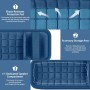 co2CREA Duro Viajar Fundas Caso Cubierta Estuche par JBL Flip 7 FLip6 Flip 5 Altavoz Bluetooth Portátil (Funda Solo,Case Only)