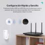 TP-Link RE190 AC750 - Amplificador Señal WiFi, 433Mbps en 5GHz 300Mbps en 2.4GHz con EU Enchufe, WPS, Indicador LED de Señal,