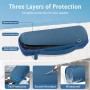 co2CREA Duro Viajar Fundas Caso Cubierta Estuche par JBL Flip 7 FLip6 Flip 5 Altavoz Bluetooth Portátil (Funda Solo,Case Only)