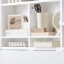 SoBuy FWT07-II-W Mesa Plegable de Pared con Estante Integrado Mesa de Escritorio Color Blanco Mesa de Ordenador 90 x 60 x 78 cm