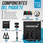 Gomas elasticas musculación - Bandas elasticas para Yoga calistenia Gym Crossfit TRX Pilates Gimnasia en casa
