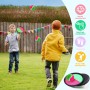 Ulikey Juego de Lanzar y Atrapar Pelotas, Juego de Pelota de Velcro Impermeabile con 4 Paletas y 4 Pelotas, Juego de Lanzamiento