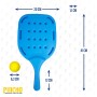 Pincho Palas de Playa Impermeables – Ligeras y Resistentes al Agua y Arena – Set de 2 Palas con Pelota – Ideal para Jugar en la
