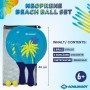 Schildkrot Juego de Raquetas de Playa de Neopreno, 2 Raquetas, 2 Pelotas, en una Bolsa de Malla, Gran Salto y Rebote, Juego de