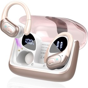 STECEi Auriculares Inalámbricos Deportivos, Auriculares Bluetooth 5.4 con HD Micrófono, 75H de Reproducción con Cancelacion