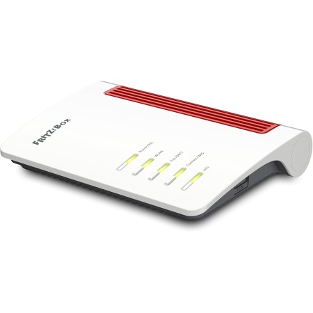 Fritz!Box 7530 AX International - Router WiFi 6, Banda Dual (1800 Mbps 5 GHz y 600 Mbps 2,4 GHz), Mesh, 4 x LAN Gigabit, 1 x USB