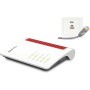 Fritz!Box 7530 AX International - Router WiFi 6, Banda Dual (1800 Mbps 5 GHz y 600 Mbps 2,4 GHz), Mesh, 4 x LAN Gigabit, 1 x USB