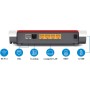 Fritz!Box 7530 AX International - Router WiFi 6, Banda Dual (1800 Mbps 5 GHz y 600 Mbps 2,4 GHz), Mesh, 4 x LAN Gigabit, 1 x USB