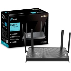 TP-Link Archer BE3600 - Router WiFi 7, BE3600 Mbps de Doble Banda, 2 Puertos × 2,5 Gbps, tribanda, 2×2 MU-MIMO, OFDMA, MLO, WiFi