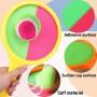 YOUYIKE Juego de pelota de velcro, juego de pelota de velcro para niños, juego de 2 remos y 2 bolas de velcro para niños,
