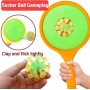 YOUYIKE Juego de pelota de velcro, juego de pelota de velcro para niños, juego de 2 remos y 2 bolas de velcro para niños,