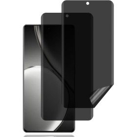 Protector Pantalla Privacidad para Realme GT 6 5G/Realme GT 6T 5G [2 Piezas], Antiespia Película TPU Flexible, Anti-Rasguños,
