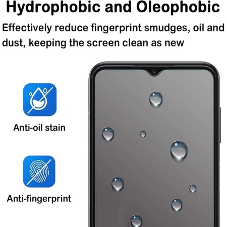 Protector Pantalla Privacidad para Realme GT 6 5G/Realme GT 6T 5G [2 Piezas], Antiespia Película TPU Flexible, Anti-Rasguños,