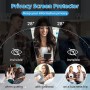 Protector Pantalla Privacidad para Realme GT 6 5G/Realme GT 6T 5G [2 Piezas], Antiespia Película TPU Flexible, Anti-Rasguños,