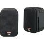 JBL control One altavoces Monitor de audio satélite de 2-vías de estante (pareja) robustos, bocina de 100 mm (4"), color cromado