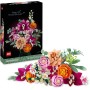 LEGO Botanical Ramo de Flores Fantasía en Rosa Maqueta para Adultos, Decoración Floral para el Hogar y Oficina con Margaritas,
