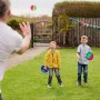 Morcheiong Juego de pelota para lanzar y atrapar, juguetes al aire libre, juegos de playa para niños y familia con 6 palas, 4