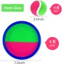 Morcheiong Juego de pelota para lanzar y atrapar, juguetes al aire libre, juegos de playa para niños y familia con 6 palas, 4