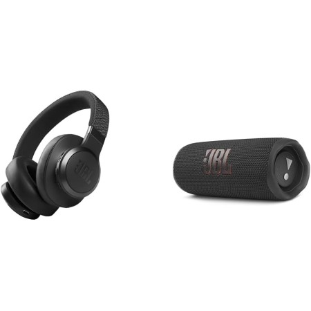 JBL LIVE 660 NC Auriculares circumaurales inalámbricos con cancelación adaptativa de ruido, tecnología Bluetooth, hasta 50h de