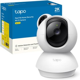 Tapo C210 - Cámara IP WiFi 360° Cámara de Vigilancia 2K (3MP),Visión nocturna Admite tarjeta SD hasta 512 GB, Detección y
