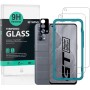 Ibywind Cristal Templado para Realme GT Master Edition, [2 Piezas],con Metálico Protector de Lente de Cámara,Kit de instalación