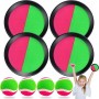 GQBVPN Captura Bolas Raqueta Set, Juego de Lanzamiento y Captura Deportiva, Juego de Playa Exterior Interior Piscina Terraza