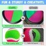 GQBVPN Captura Bolas Raqueta Set, Juego de Lanzamiento y Captura Deportiva, Juego de Playa Exterior Interior Piscina Terraza