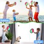 GQBVPN Captura Bolas Raqueta Set, Juego de Lanzamiento y Captura Deportiva, Juego de Playa Exterior Interior Piscina Terraza